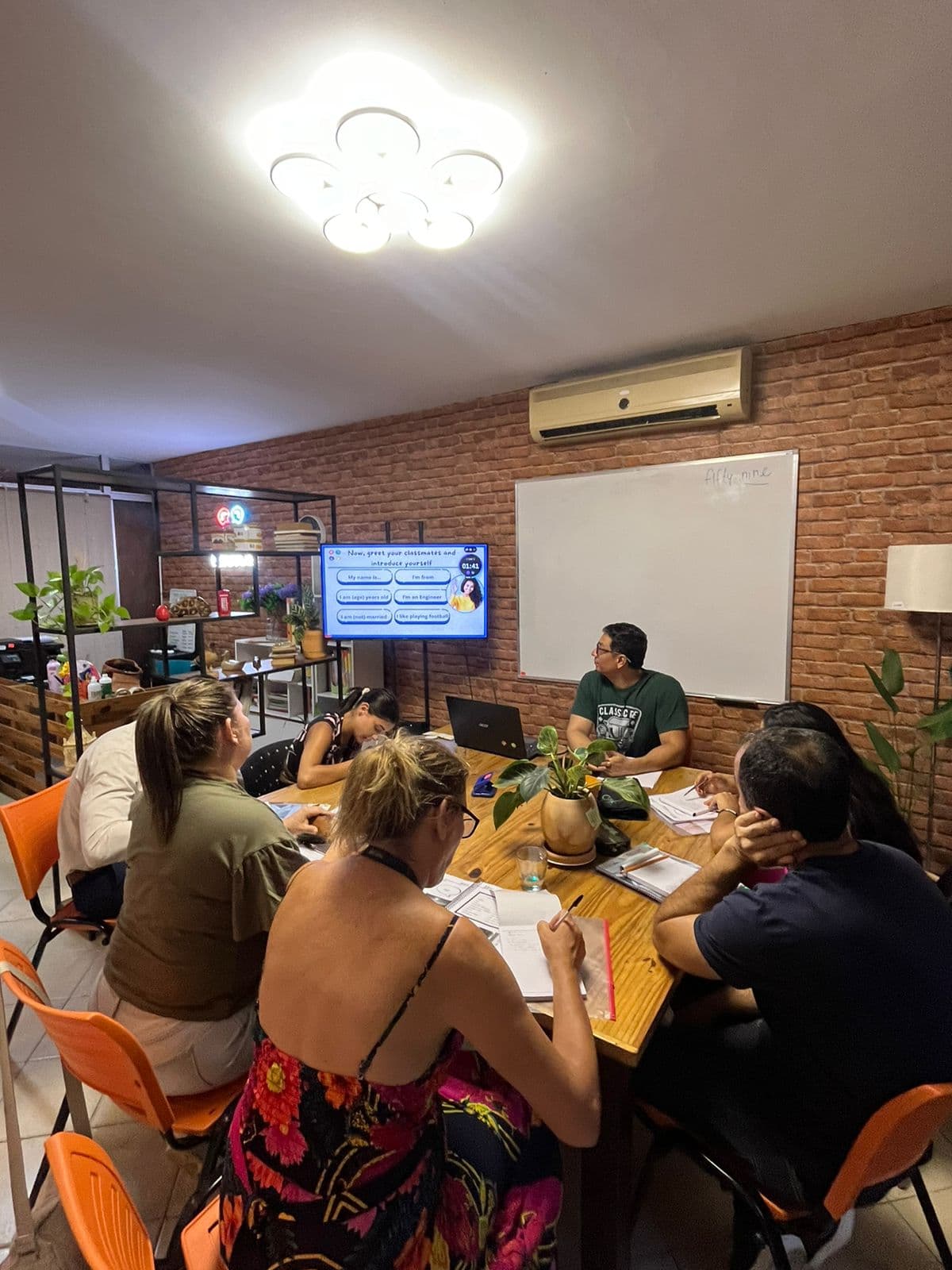 Clase presencial Choice — grupos reducidos en acción
